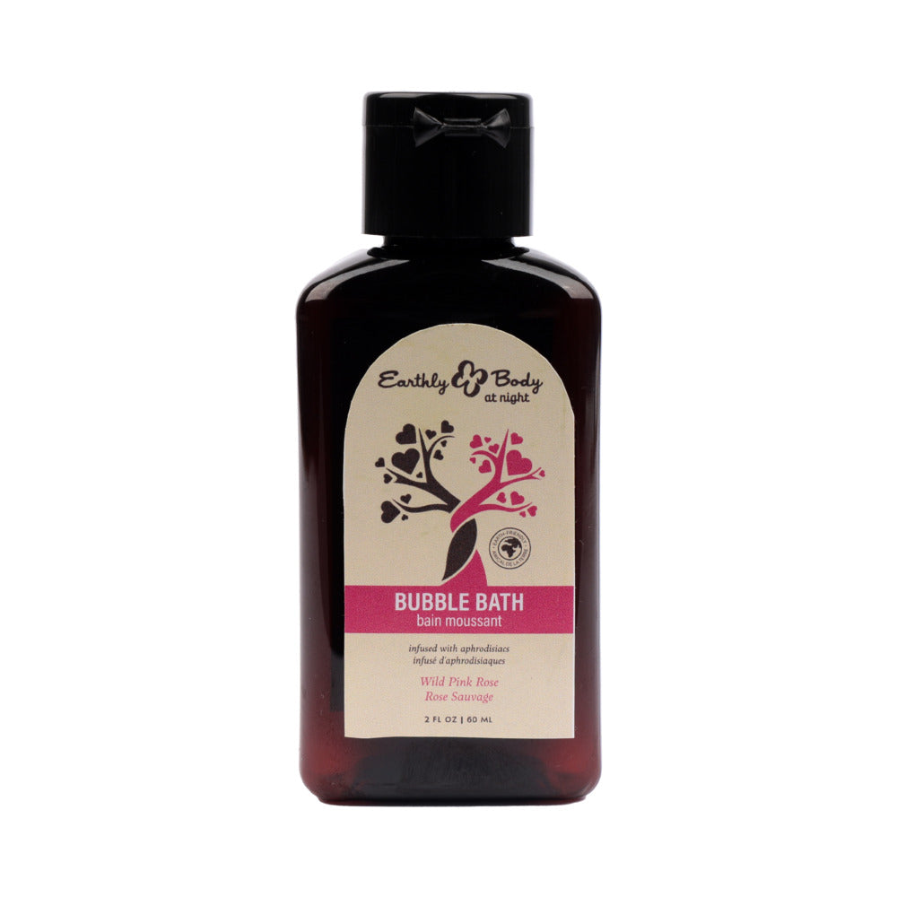 Earthly Body Aphrodisiac Bubble Bath Wild Pink Rose 2oz